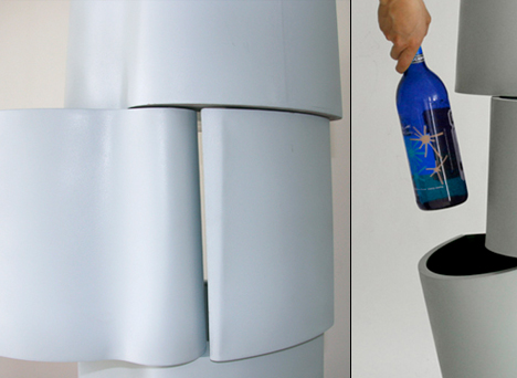 好創意三層分類垃圾桶