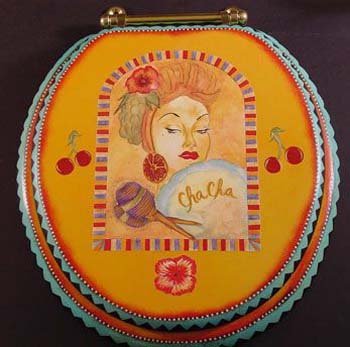 涂鴉新選擇手繪馬桶蓋