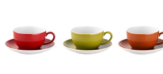 糖果般可愛彩色杯杯碗碗