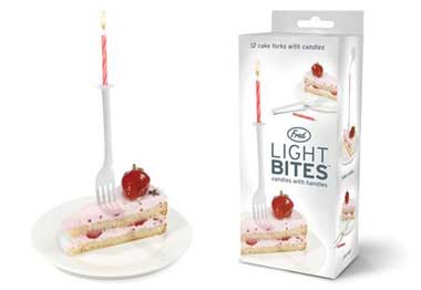 爛漫叉子燭臺過生日不能少