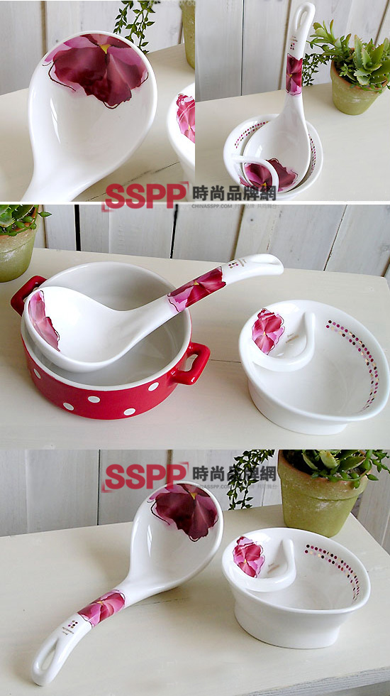 清婉愜意的印花餐具(一)