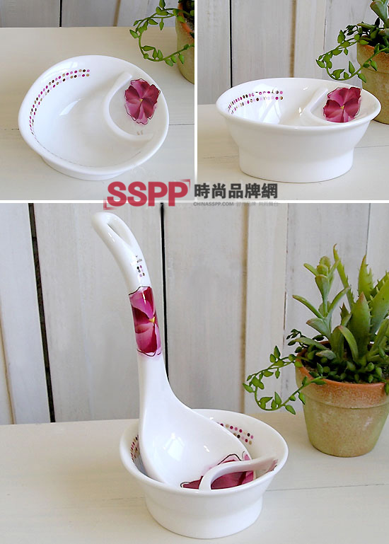 清婉愜意的印花餐具(一)