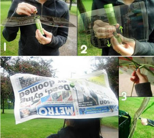 讓人大跌眼鏡創意雨傘