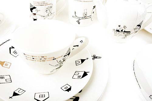 超可愛的插畫馬克杯