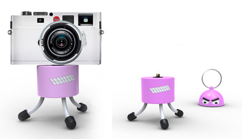 不是鑰匙鏈超可愛便攜三角架