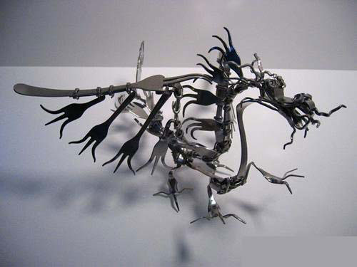 絕對雷人的創意用刀刀叉叉做裝飾