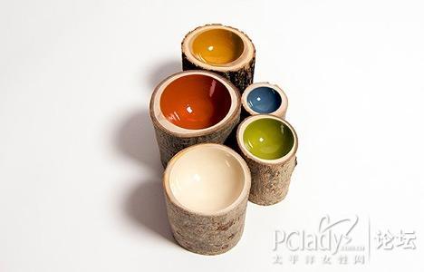 閃亮亮的另類木頭碗