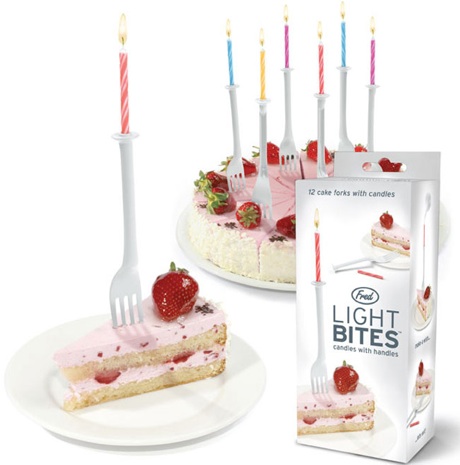 蛋糕燭臺(tái) 蠟燭和叉子完美結(jié)合