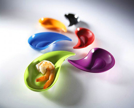 彩色家居 精致的食物裝盤(pán)