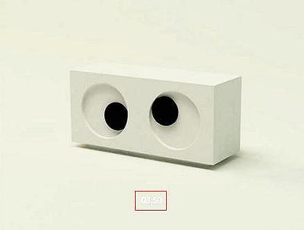 晚安夜燈 夜游不怕燈熄啦 高深莫測難懂的眼睛時鐘