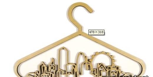 充滿創(chuàng)意的”Hang on”衣架