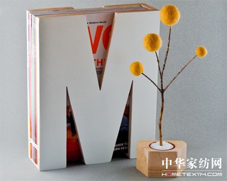 獨特設計的雜志架子