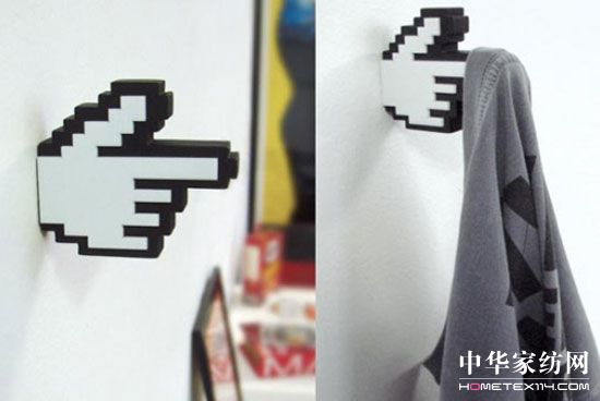 個性掛鉤將趣味釘上墻