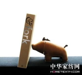 可愛的動物書擋