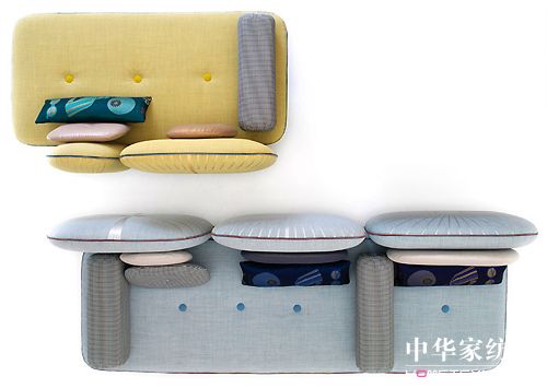 打破傳統簡潔隨意拼裝的沙發