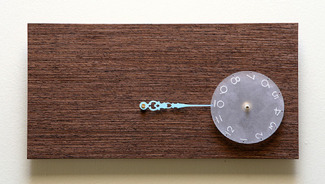 創意時鐘時間旋轉的表盤