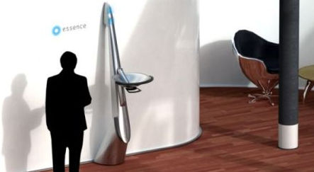 可升降的洗手盆創意無比