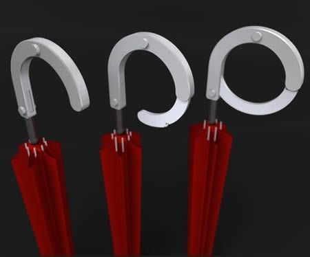 用鑰匙才能拿走的創意雨傘