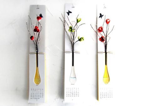 創意家居花瓶與日歷