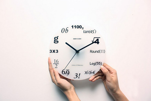 創意掛鐘 捕捉時間的影子