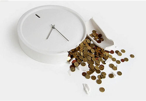 創意掛鐘捕捉時間的影子