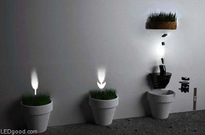 別出心裁的燈光盆栽LED燈