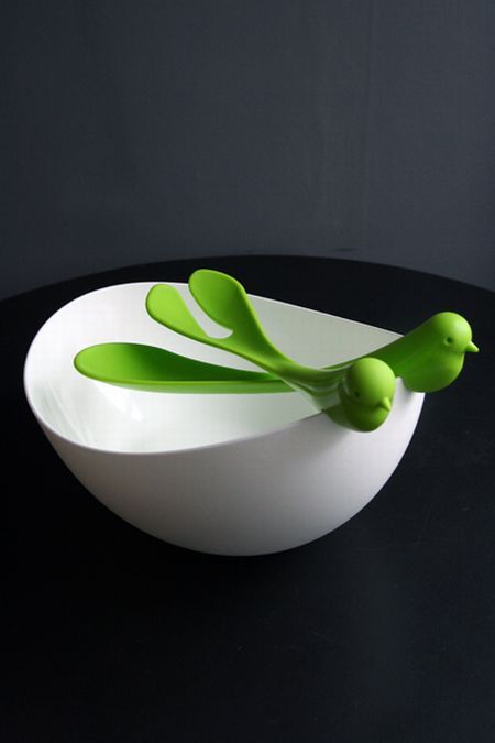 可愛小鳥沙拉碗