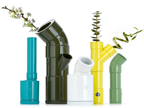 下水道管變身美麗花瓶