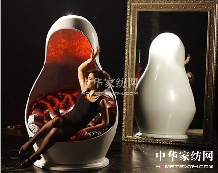 俄羅斯套娃休閑椅 絕妙創意給你驚喜(組圖)