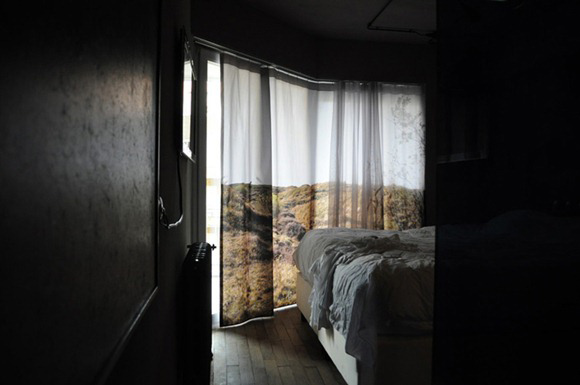 居家小情調創(chuàng)意3D景觀窗簾