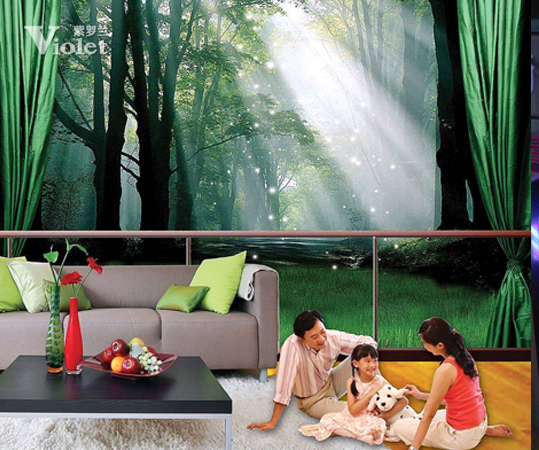 明媚窗簾 紫羅蘭巧妙裝扮溫馨小家