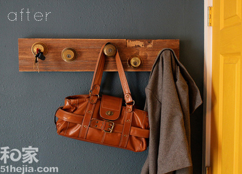 家居DIY藍本玄關掛鉤改造
