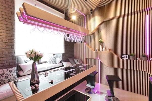 廚房也炫目 動感美學的餐廚設計