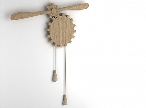 不用電的木風扇