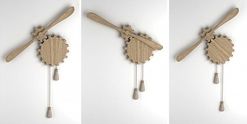 不用電的木風扇