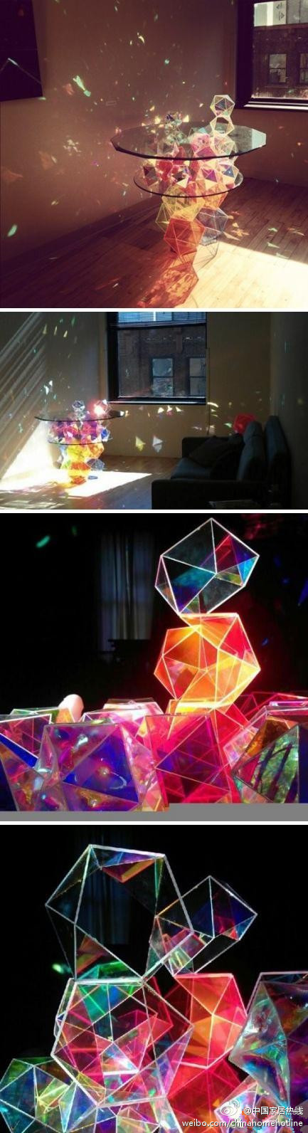 炫彩水晶咖啡桌