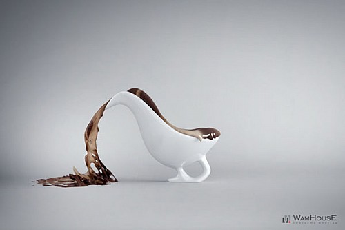 咖啡杯形態(tài)單人沙發(fā)設(shè)計(jì)