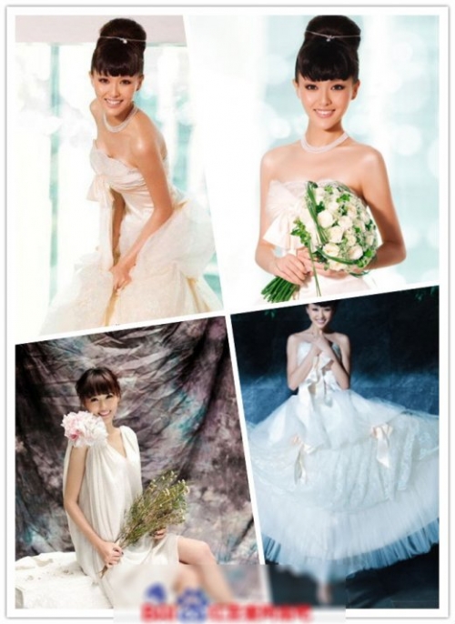 劉亦菲楊冪唐嫣女星古裝PK婚紗