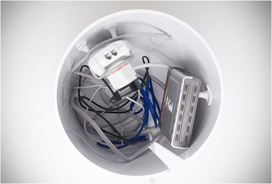 超級(jí)創(chuàng)意的集線垃圾桶