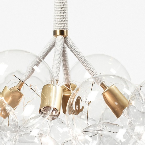 獨具匠心的大燈泡吊燈