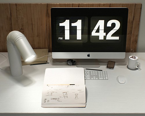 充滿創意的吸管臺燈