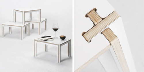 十字型狀連接書桌