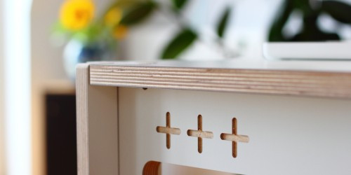 十字型狀連接書桌