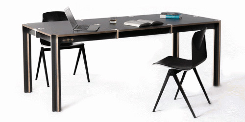 十字型狀連接書桌