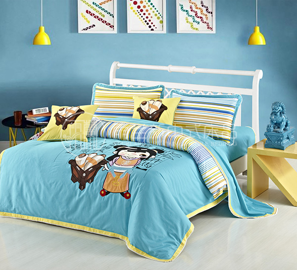 雨蘭國(guó)學(xué)系列床品開啟孩子啟蒙教育之門