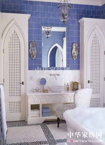 【4】盡享異域風情 摩洛哥風格奢華浴室