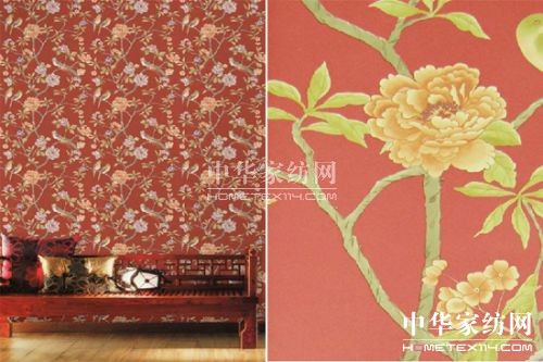 【2】墻紙的選擇在墻面上作畫