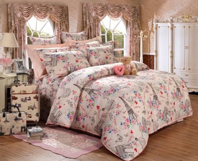 黛富妮家紡?fù)昝莱尸F(xiàn)愛花舞系列產(chǎn)品情定巴黎