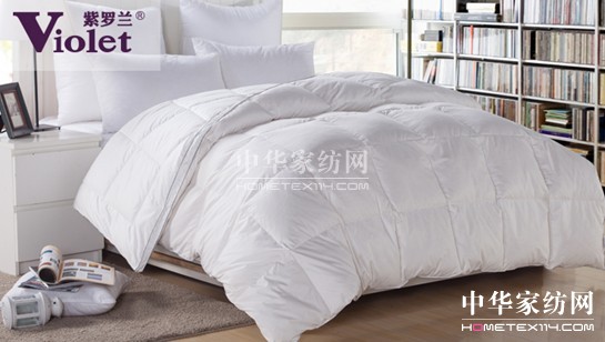 紫羅蘭家紡引領生機被芯新時代