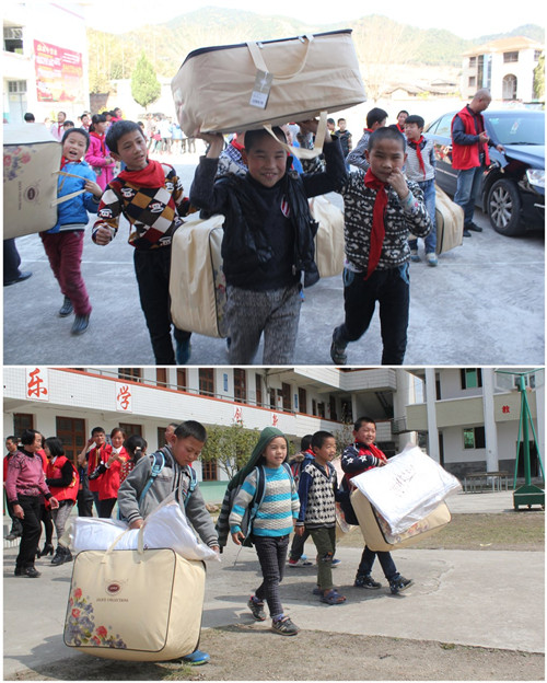 愛(ài)在身邊,佳麗斯家紡公益在繼續(xù)